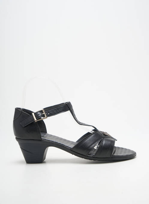 Sandales/nu pieds fermeture boucle(s) talon de 4 à 6cm noir GEO-REINO femme