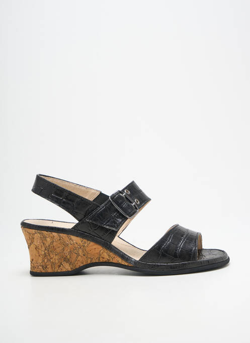 Sandales/nu pieds fermeture boucle(s) talon de 4 à 6cm noir ROHDE femme