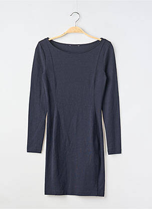 Robe courte manches longues manches longues bleu SANS MARQUE femme