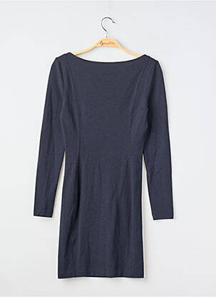 Robe courte manches longues manches longues bleu SANS MARQUE femme