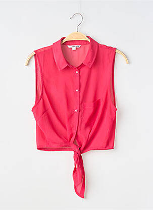 Chemisier coupe cintrée sans manche rose TALLY WEIJL femme