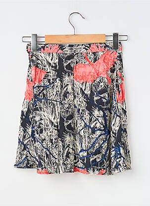 Jupe courte coupe droite bleu & OTHER STORIES femme