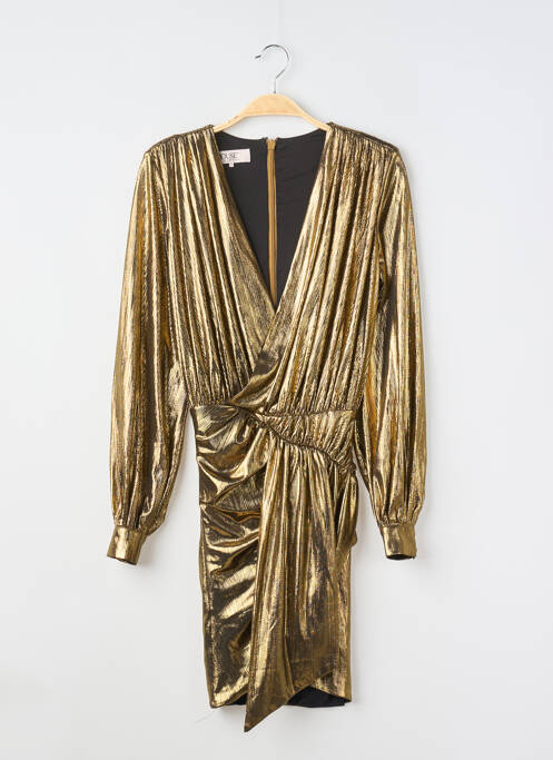 Robe mi-longue manches longues manches longues or HOUSE OF CB LONDON femme