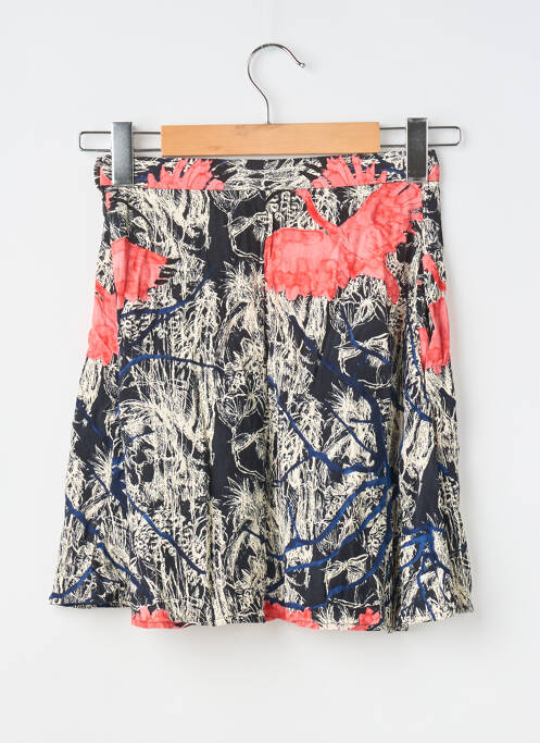 Jupe courte coupe droite bleu & OTHER STORIES femme