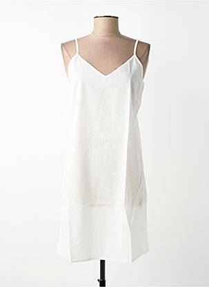 Jupon /fond de robe légère et transparente blanc ÉTYMOLOGIE femme