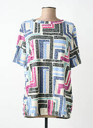 T-shirt stretch manches courtes bleu CECIL femme