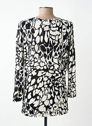 Pull coupe cintrée manches longues noir BARBARA LEBEK femme