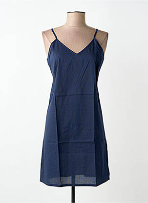 Jupon /fond de robe légère et transparente bleu ÉTYMOLOGIE femme