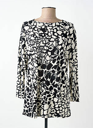 Pull coupe cintrée manches longues noir BARBARA LEBEK femme