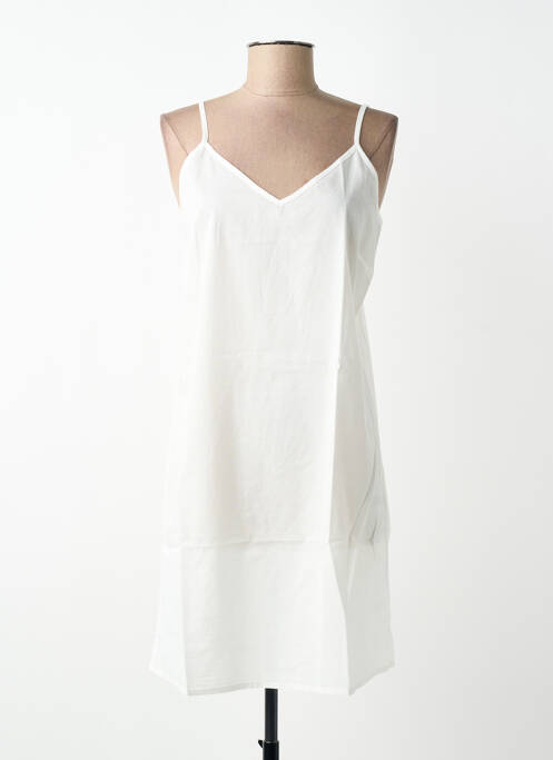 Jupon /fond de robe légère et transparente blanc ÉTYMOLOGIE femme