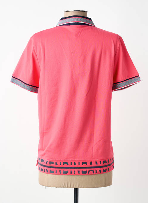 Polo stretch manches courtes rose JOY OF LIFE femme