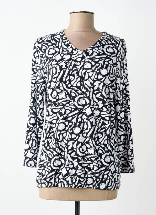 T-shirt manches 3/4 manches 3/4 noir JOY OF LIFE femme