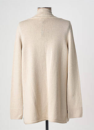 Gilet manches longues manches longues beige ANNA & GABRI femme