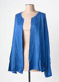 Gilet manches longues manches longues bleu A.POIL femme