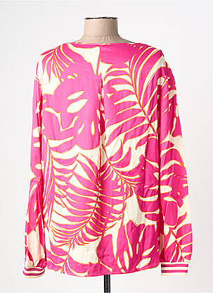 T-shirt manches longues manches longues rose OUI femme