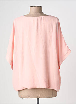Blouse col rond manches courtes rose GREGORY PAT femme