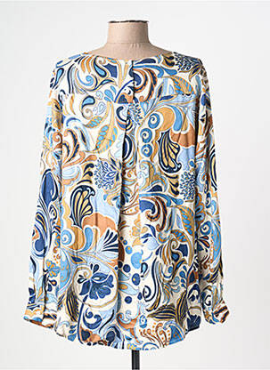 T-shirt manches longues manches longues bleu VLT'S BY VALENTINA'S femme