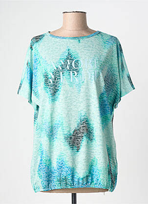 T-shirt imprimé fantaisie manches courtes vert CECIL femme