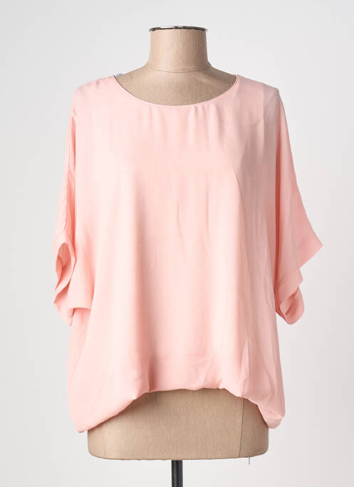 Blouse manches courtes manches courtes rose GREGORY PAT femme