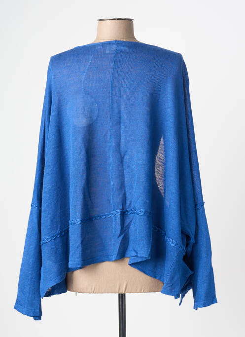 Gilet manches longues manches longues bleu A.POIL femme