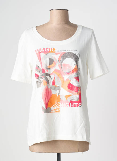 T-shirt imprimé fantaisie manches courtes blanc BETTY BARCLAY femme