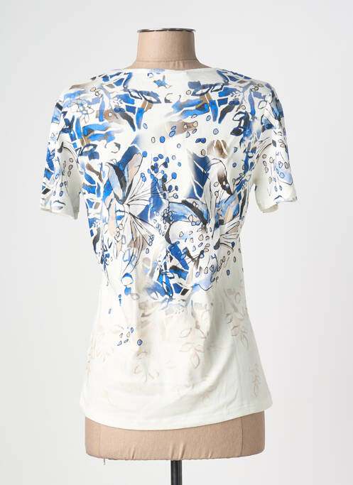 T-shirt imprimé fantaisie manches courtes blanc KALISSON femme