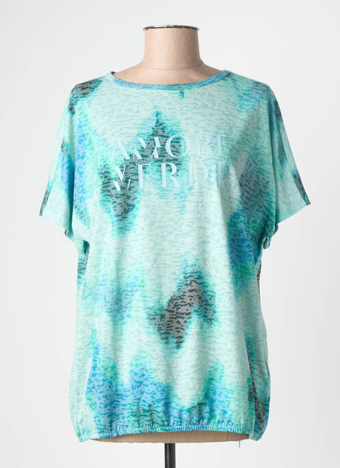 T-shirt imprimé fantaisie manches courtes vert CECIL femme