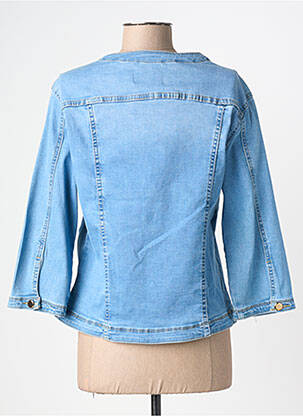 Veste casual col rond bleu TINTA STYLE femme