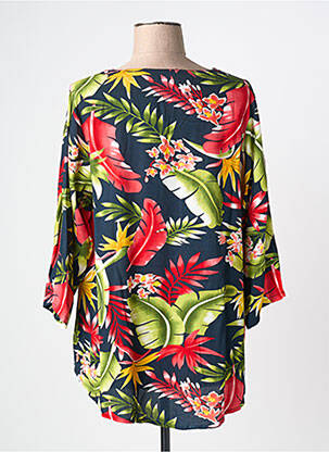 Blouse manches 3/4 manches 3/4 bleu ANGEL CIRCLE femme