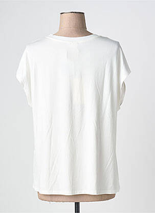 T-shirt coupe droite manches courtes beige BARBARA LEBEK femme