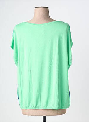 Blouse manches courtes manches courtes vert BARBARA LEBEK femme