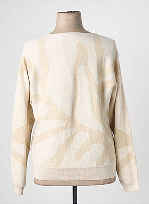 Pull stretch manches longues beige BETTY & CO femme