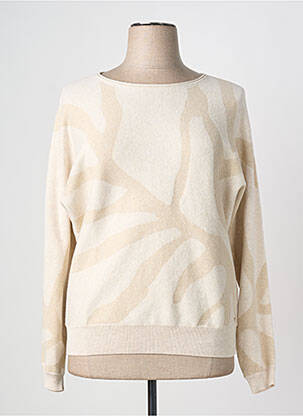 Pull stretch manches longues beige BETTY & CO femme