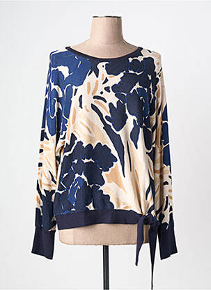 Pull col bateau manches longues bleu BETTY BARCLAY femme