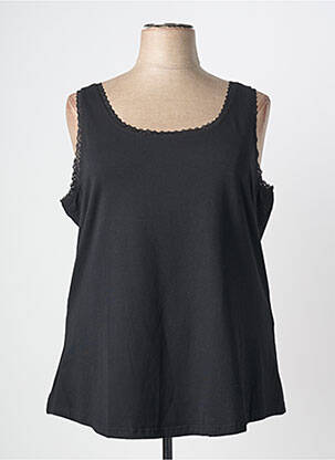 Top stretch sans manche noir CISO femme