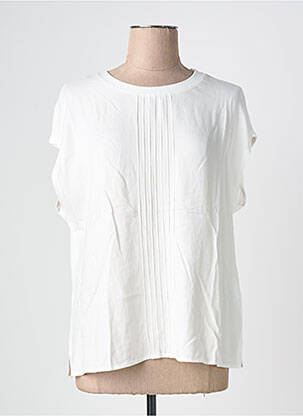 T-shirt coupe droite manches courtes beige BARBARA LEBEK femme