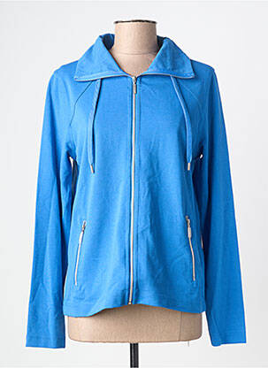 Veste casual poches bleu JOY OF LIFE femme