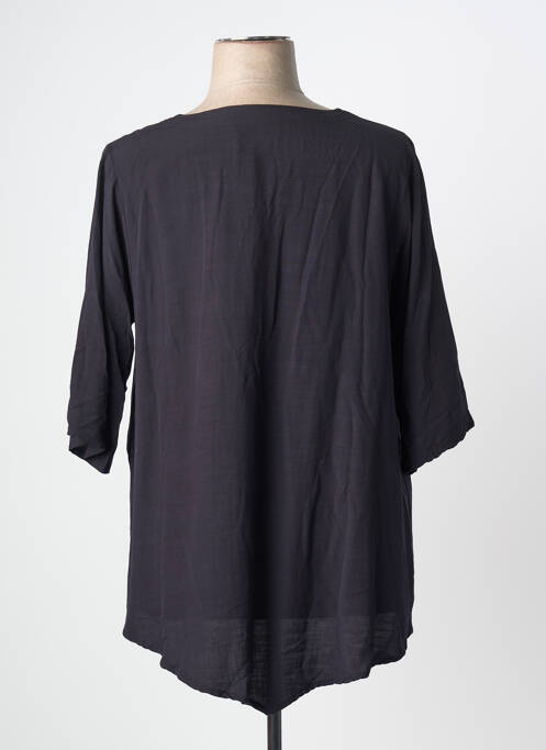 Blouse manches 3/4 manches 3/4 noir ANGEL CIRCLE femme