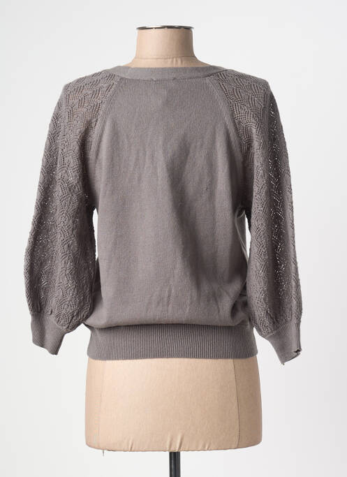 Gilet manches longues manches 3/4 vert JULIE GUERLANDE femme