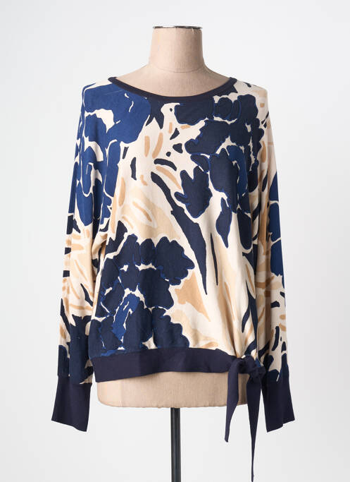Pull col bateau manches longues bleu BETTY BARCLAY femme