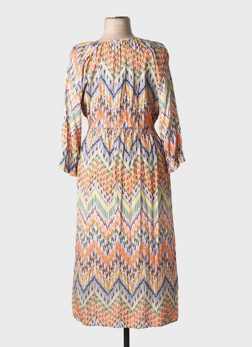 Robe longue manches longues manches longues violet JOY OF LIFE femme