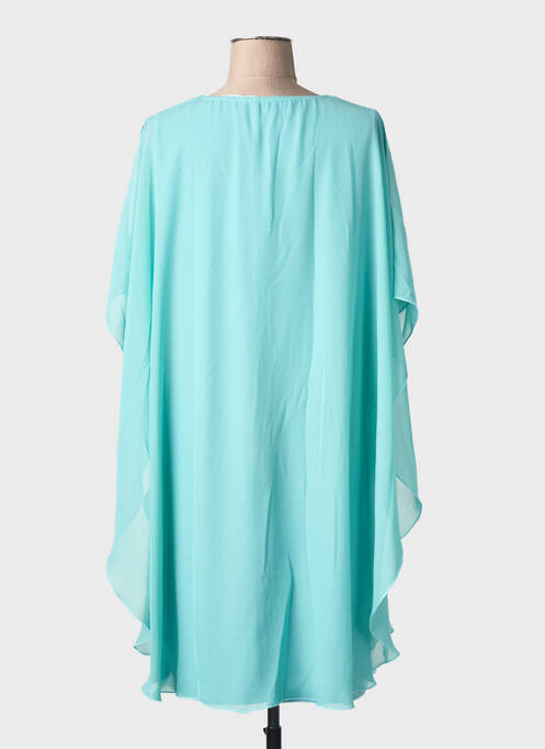 Robe mi-longue manches 3/4 manches 3/4 vert GREGORY PAT femme