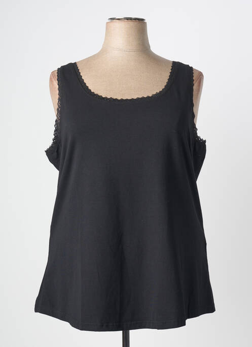 Top stretch sans manche noir CISO femme