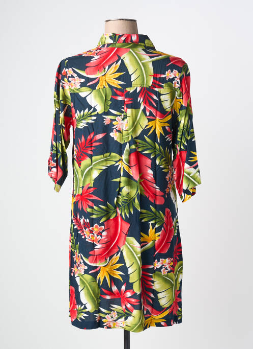 Tunique manches longues col chemisier rouge ANGEL CIRCLE femme