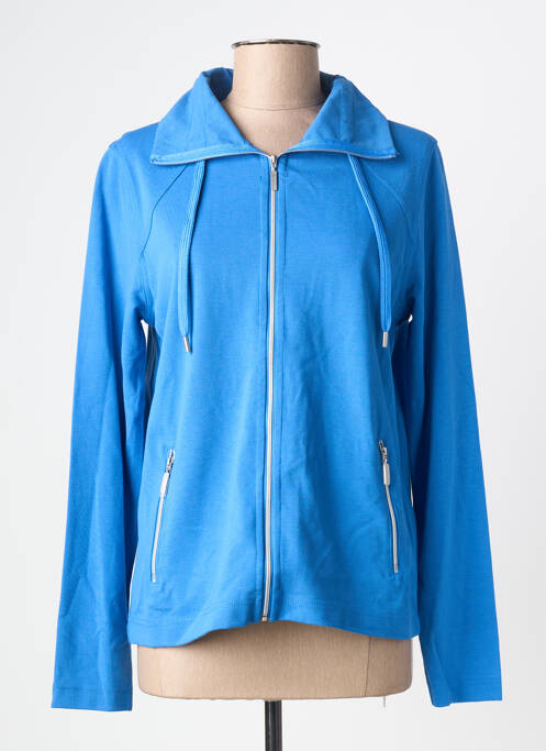 Veste casual poches bleu JOY OF LIFE femme