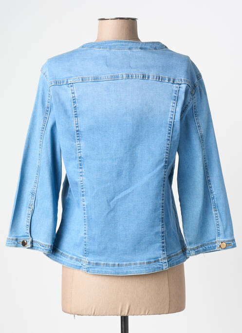 Veste casual col rond bleu TINTA STYLE femme