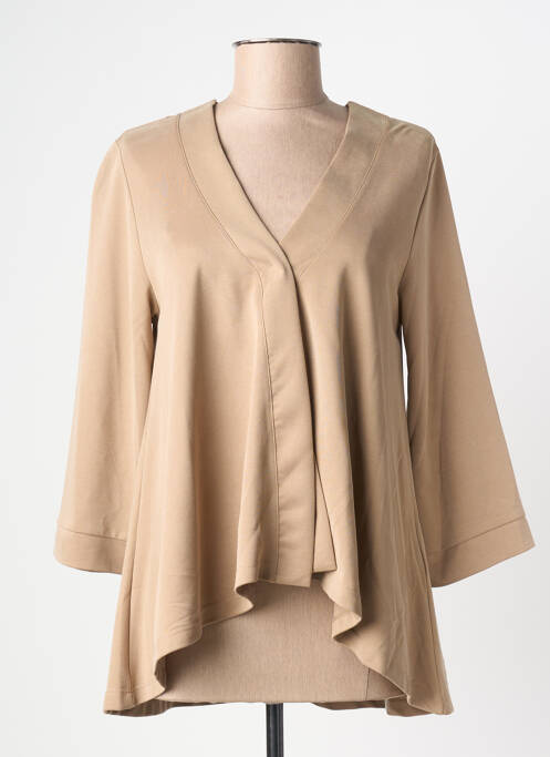 Veste casual marron BRANDTEX femme