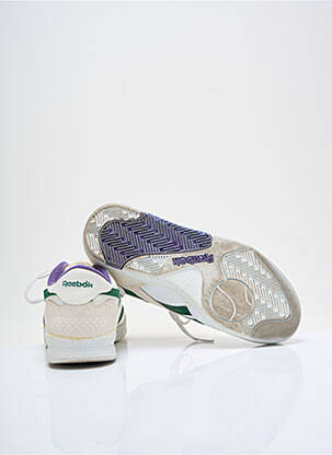 Baskets bout rond talon plat jusqu'à 3cm blanc REEBOK femme