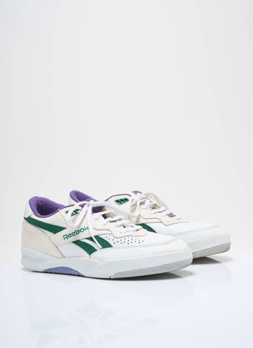 Baskets bout rond talon plat jusqu'à 3cm blanc REEBOK femme