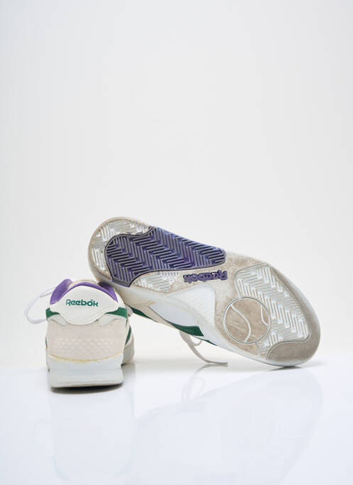 Baskets bout rond talon plat jusqu'à 3cm blanc REEBOK femme